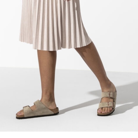 Birkenstock Shoes - Birkenstock Arizona Soft Footbed
Suede Leather